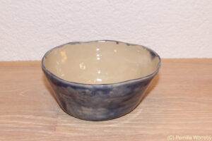Schüssel blau natur