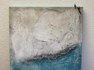 Powertex Bild Weiss/Turkis